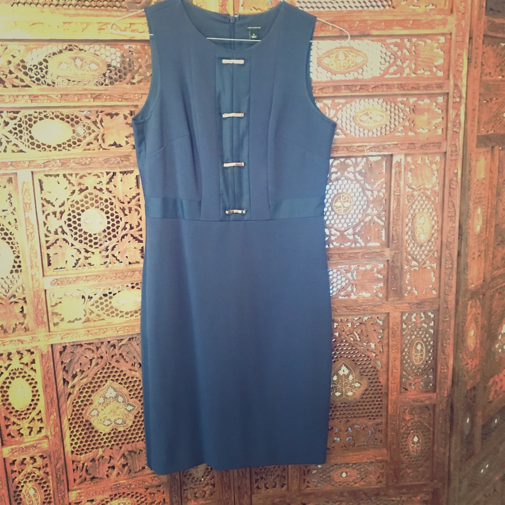 Navy Fitted Dress